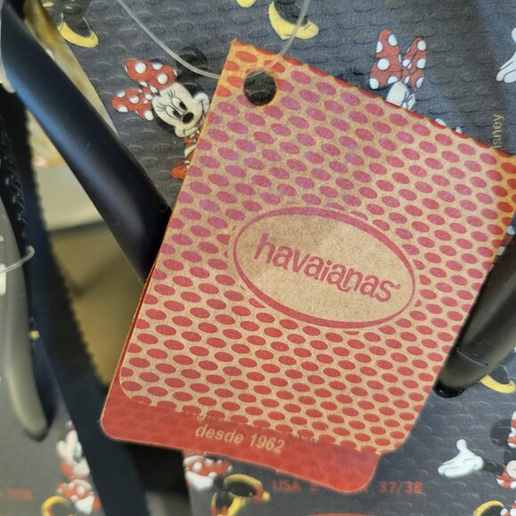 Havaianas x Disney Minnie Mouse Flip-Flops – Women’s Size 6 – NWT - Picture 7 of 8